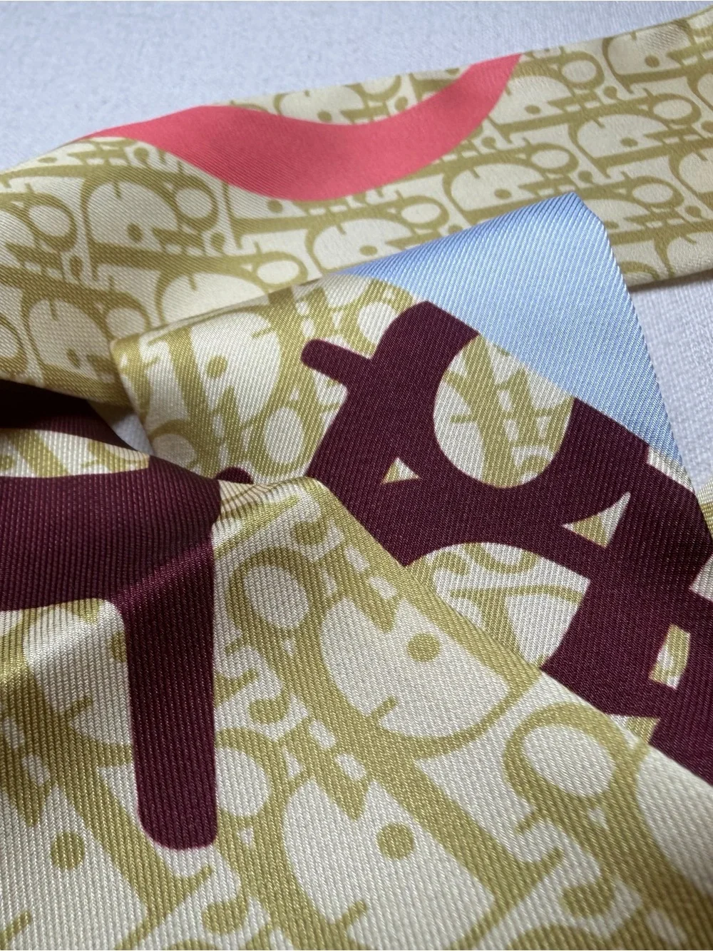 Dior Mitzah silk twilly